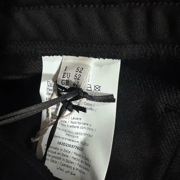 Moschino Black Sweatpants with Bold Design